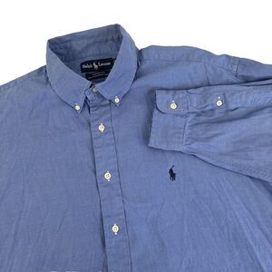 Mens Ralph Lauren Yarmouth Long Sleeve Dress Shirt Size 17.5 34/35 Oxford